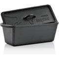 dutch oven brotbacktopf gusseisen kochtopf gusstopf 30 liter i preseasoned - bereits eingebrannt braeter mit deckel backtopf ohne holzkiste