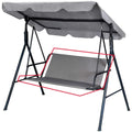 gartensitzbezug fuer schaukelstuhl schaukelstuhl sitzbezuege fuer gartenschaukel abdeckung fuer gartenstuhl 2-3-sitzer grau 168 x 56 x 56 cm