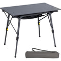 portal campingtisch faltbar hoehenverstellbar klapptisch aluminium 90 x 53cm fuer 4 personen leicht camping klappbarer falttisch