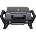 gasgrill grill2go tragbarer camping-grill fuer ausfluege geeignet fuer kleine gaskartuschen gleichmaessige hitzeverteilung leichte reinigung edelstahlrost zuendung per knopfdruck