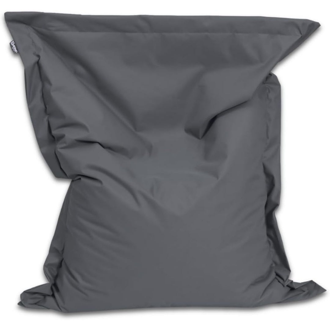 sitzsack xxl 200x140 cm mit fuellung handgefertigt bean bag indoor outdoor riesensitzsack lounge gaestebett wasserabweisend anthrazit